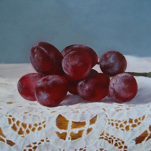 Stillleben Weintrauben